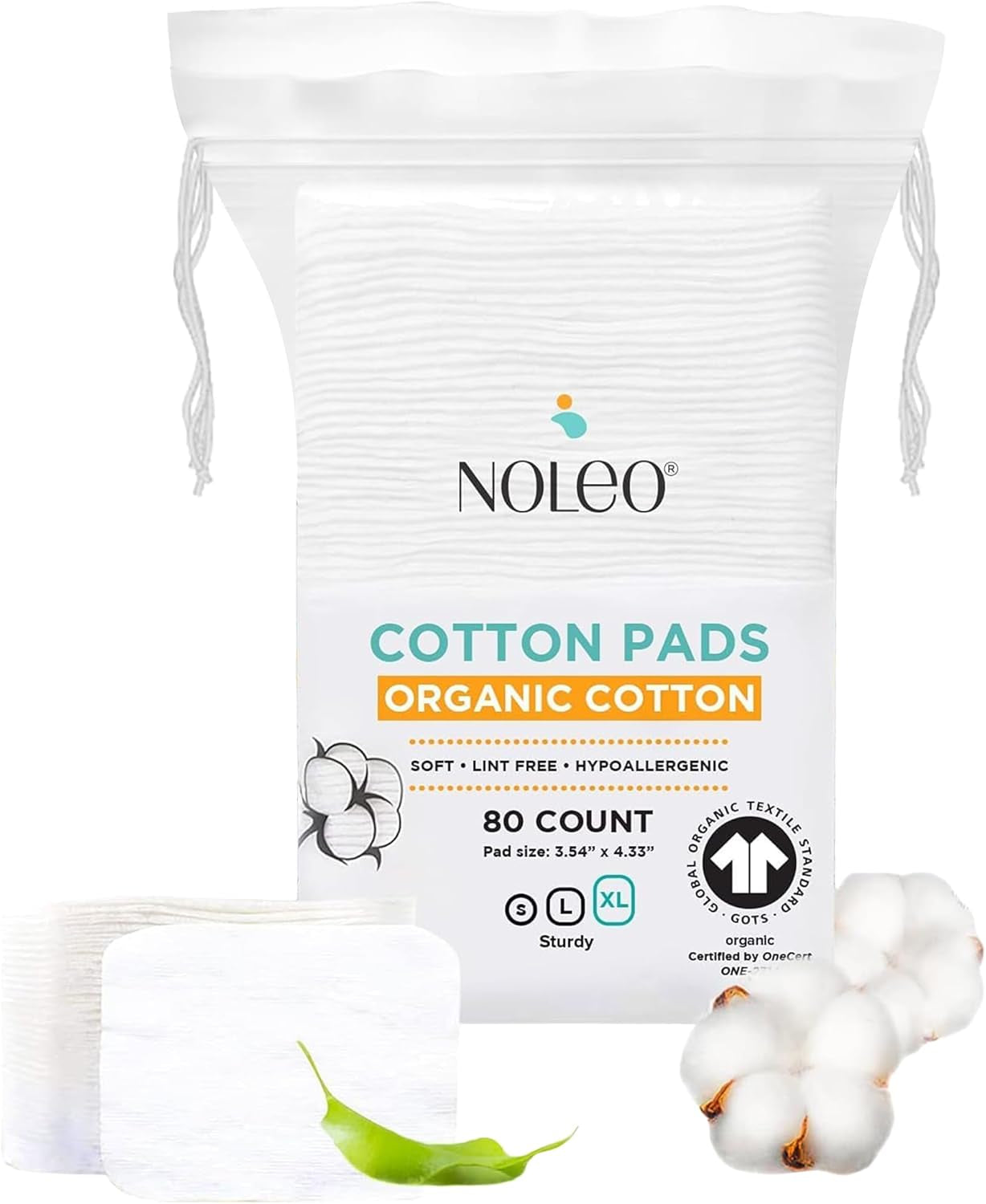 Cotton Rounds & Pads (150 Count (Pack of 1), Large & Pressed)
