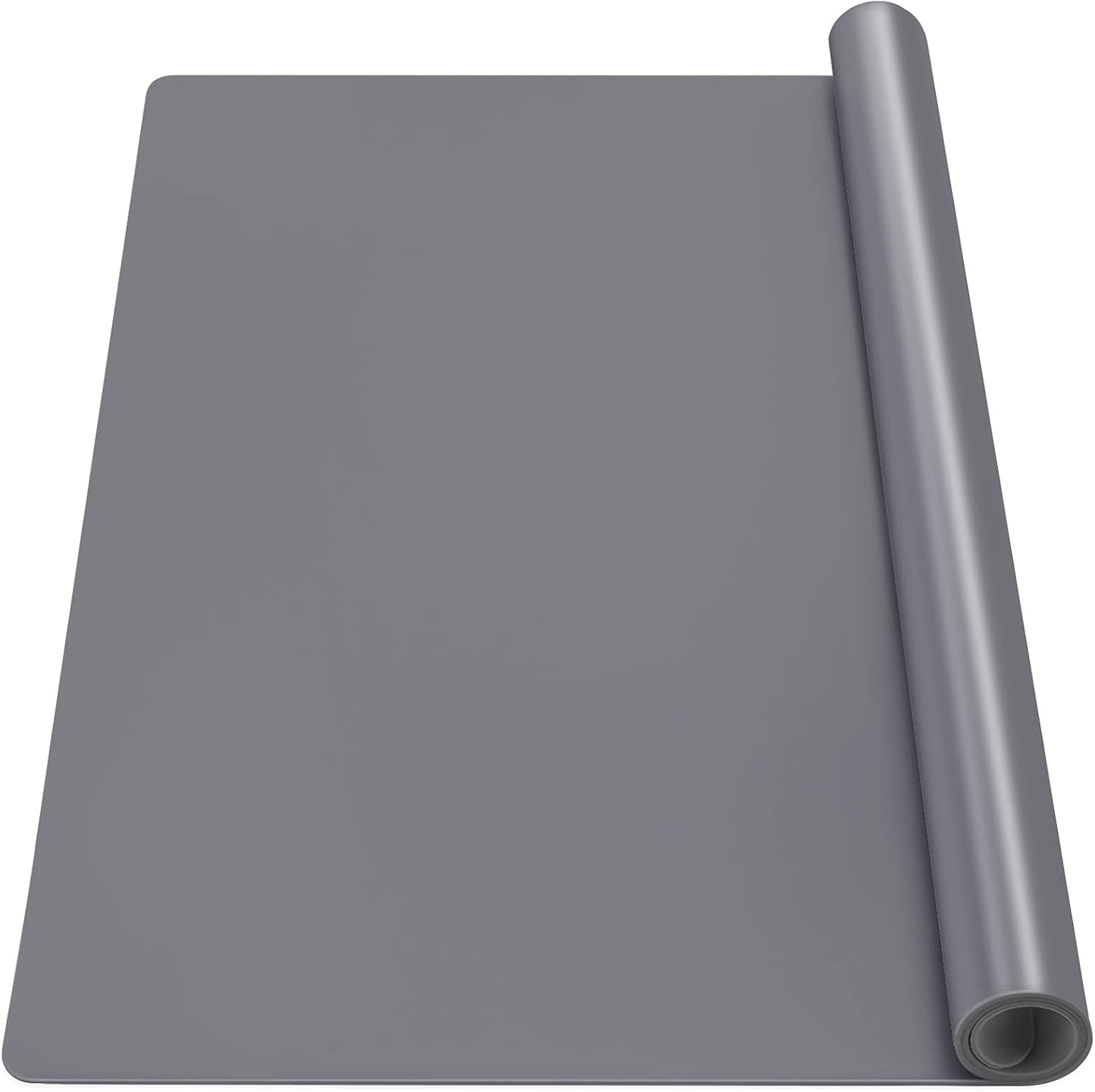 Silicone Mat Dark Gray 31.5" X 23.6" X 0.07", Large Crafts Sheet, Desk Work Pad, Countertop Protector, Heat Resistant Table Placemat, Resin Casting Molds, Nonstick