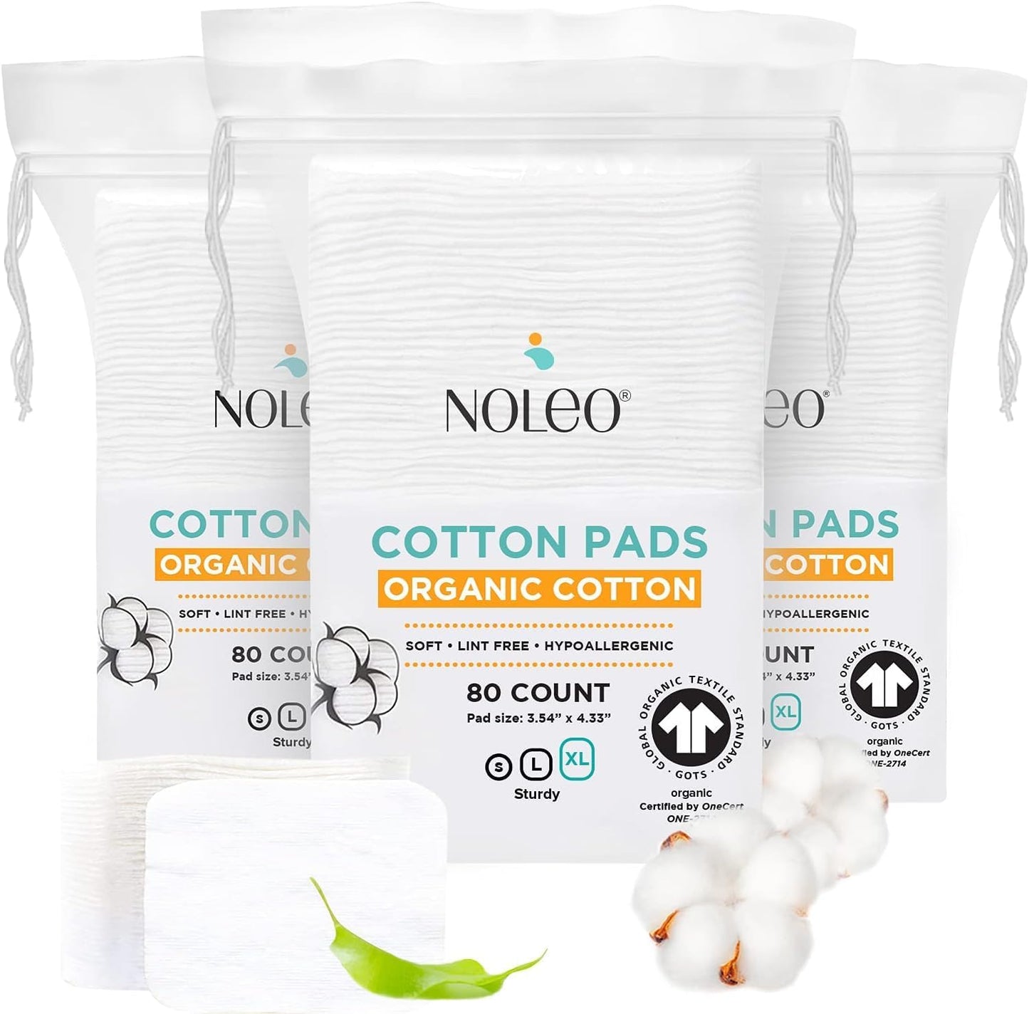 Cotton Rounds & Pads (150 Count (Pack of 1), Large & Pressed)