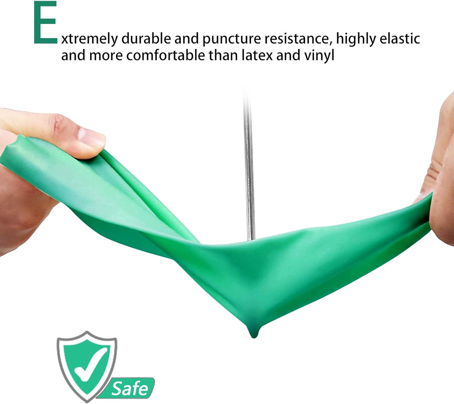 Reusable Kitchen Cleaning Gloves with Latex Free, Non-Slip Design Heavy Duty Gloves for Dishwashing 2 Pairs
