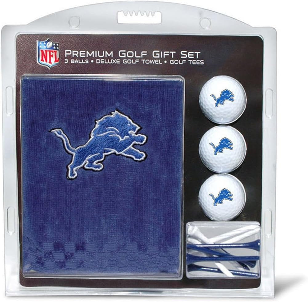 Premium NFL Gift Set: Embroidered Deluxe Towel, 3 Balls, 14 Tees (2-3/4" Reg.)