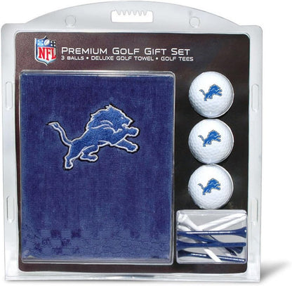 Premium NFL Gift Set: Embroidered Deluxe Towel, 3 Balls, 14 Tees (2-3/4" Reg.)