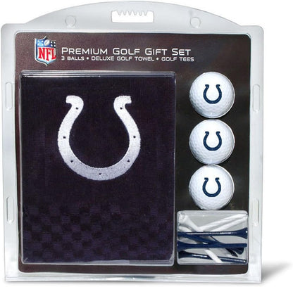 Premium NFL Gift Set: Embroidered Deluxe Towel, 3 Balls, 14 Tees (2-3/4" Reg.)