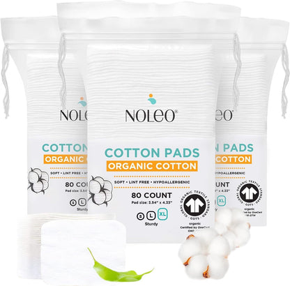 Cotton Rounds & Pads (150 Count (Pack of 1), Large & Pressed)