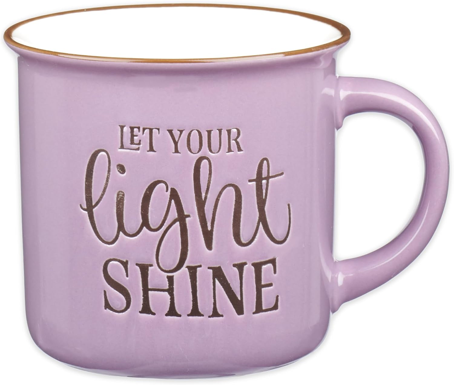 Blue Camp Style Ceramic Coffee Mug – 13 Oz. Microwave and Dishwasher Safe Inspirational Scripture Coffee & Tea Mug with Bible Verse: I Can Do All Things through Christ – Phil. 4:13