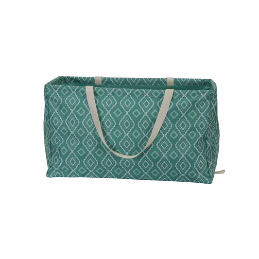 Teal Diamond Krush Container All-Purpose Utility Tote