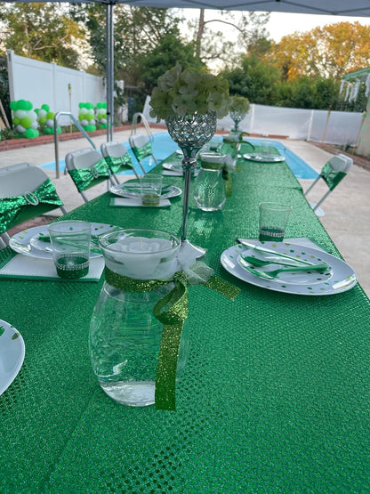 8Packs Candle Holders Bulk Silver Centerpiece Table Decorations,Metal Crystal Candlestick Holders for Wedding Table Party Church Modern Decorative