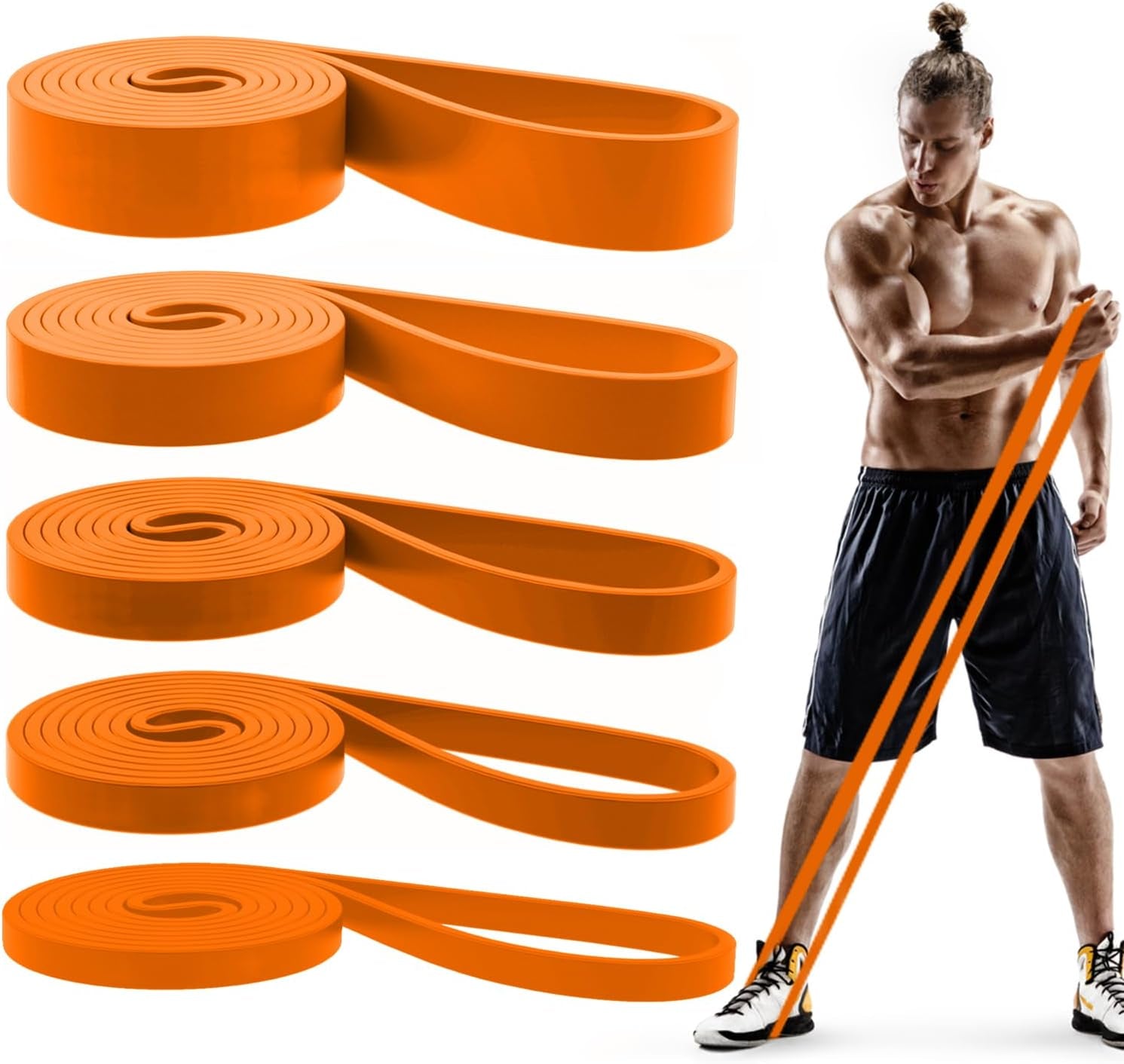 Pull up Bands, Resistance Bands, Pull up Assistance Bands Set for Men & Women, Exercise Workout Bands for Working Out, Body Stretching, Physical Therapy, Muscle Training