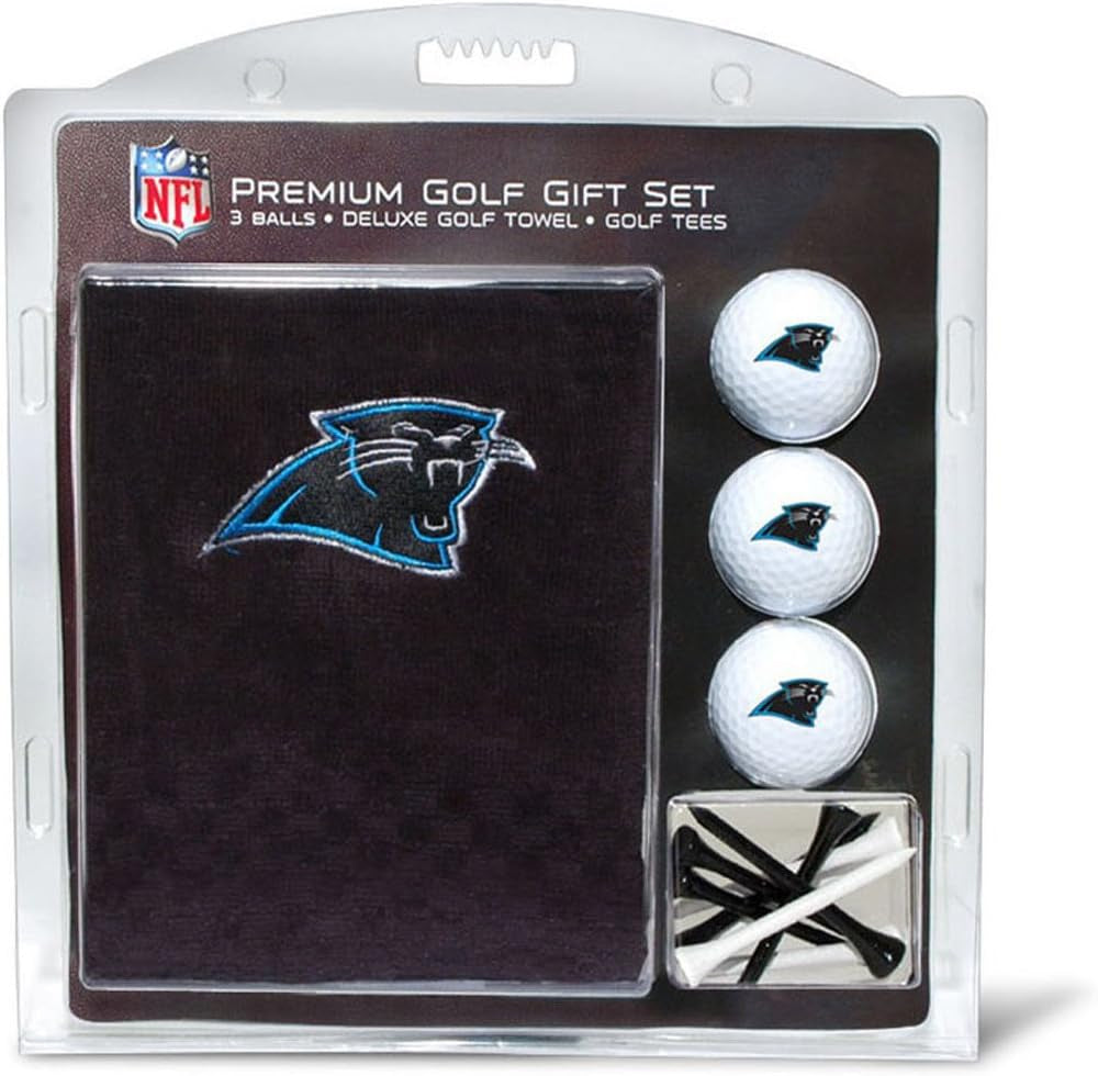 Premium NFL Gift Set: Embroidered Deluxe Towel, 3 Balls, 14 Tees (2-3/4" Reg.)