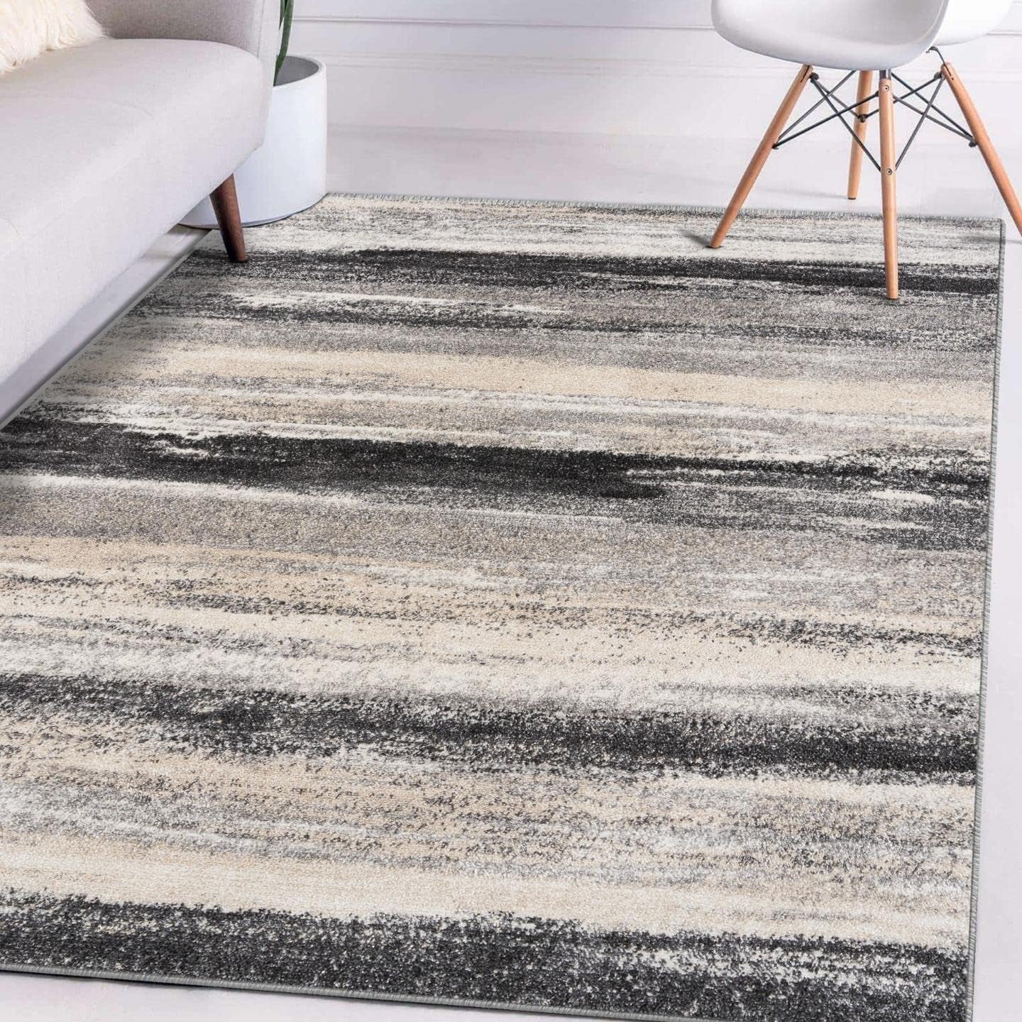 Tower Hill Abstract Blue 9X12 Area Rug