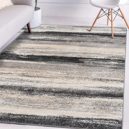 Tower Hill Abstract Blue 9X12 Area Rug