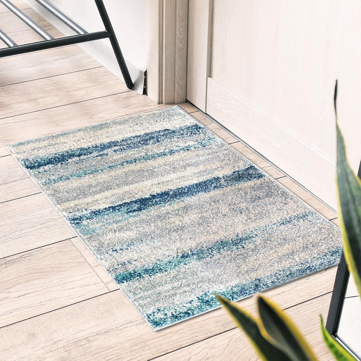 Tower Hill Abstract Blue 9X12 Area Rug