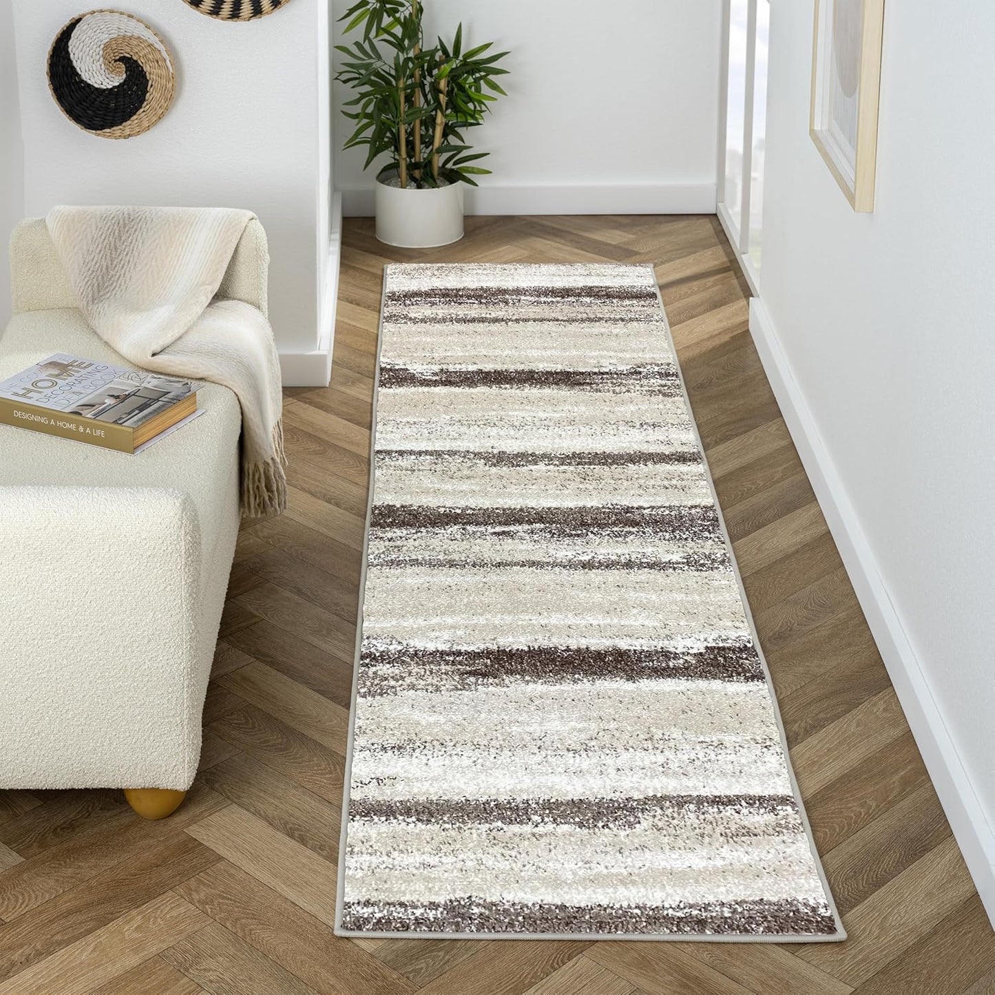 Tower Hill Abstract Blue 9X12 Area Rug