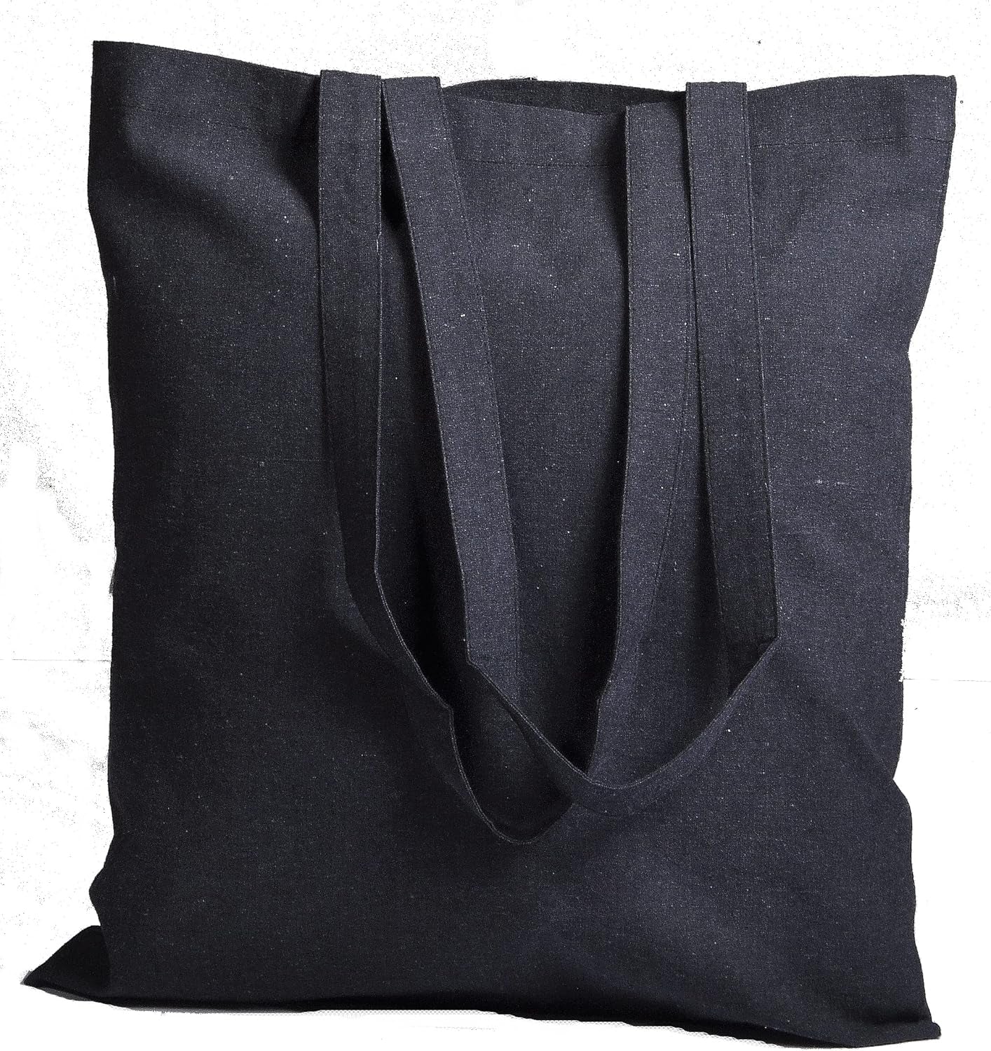 15 X 16 Inch with Long Handle ASSORTED COLORS 5.5 Oz 100% Cotton Canvas Tote Bags Ecofriendly Super Strong Great Choice for Schools Promotion MADE in INDIA (5 Pack)]