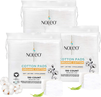 Cotton Rounds & Pads (150 Count (Pack of 1), Large & Pressed)