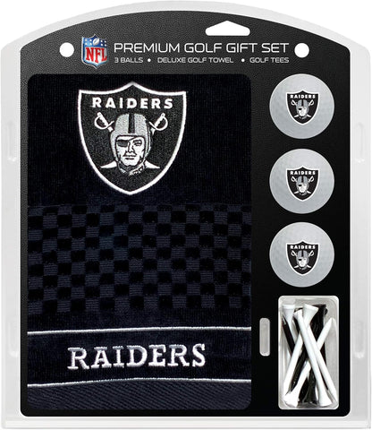 Premium NFL Gift Set: Embroidered Deluxe Towel, 3 Balls, 14 Tees (2-3/4" Reg.)