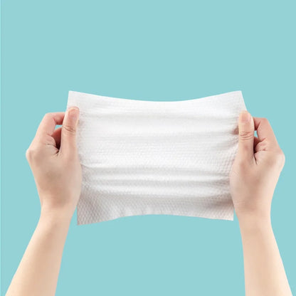 100PCS Disposable Thick 100% Cotton Face Towel Make up Soft Removing Wipes Dry Cleanser Towelettes for Skin Care
