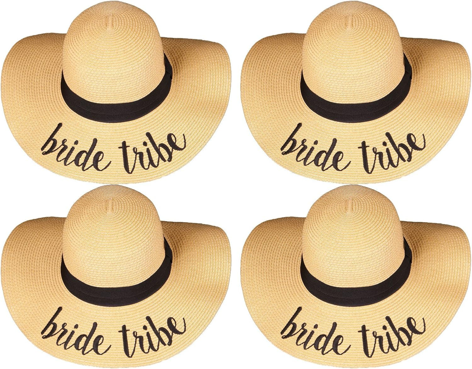 Bridal Hat for Bachelorette Party Wedding Honeymoon and Beach UPF 50