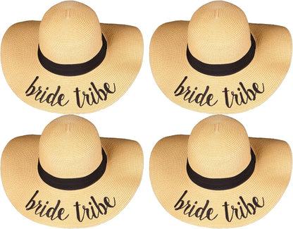 Bridal Hat for Bachelorette Party Wedding Honeymoon and Beach UPF 50