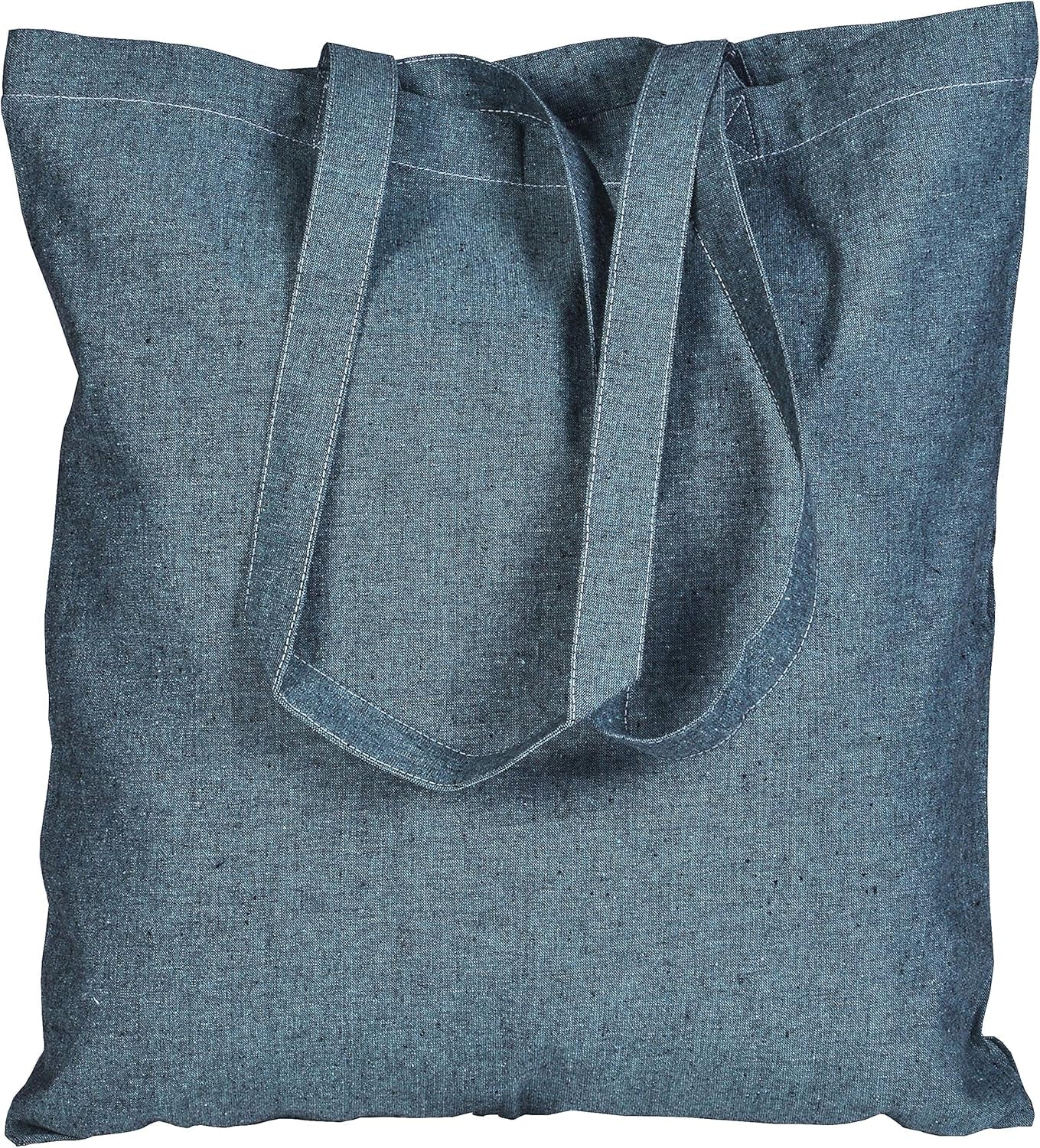 15 X 16 Inch with Long Handle ASSORTED COLORS 5.5 Oz 100% Cotton Canvas Tote Bags Ecofriendly Super Strong Great Choice for Schools Promotion MADE in INDIA (5 Pack)]