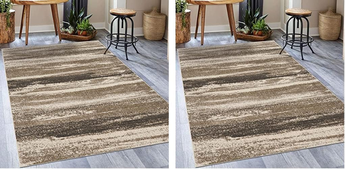 Tower Hill Abstract Blue 9X12 Area Rug