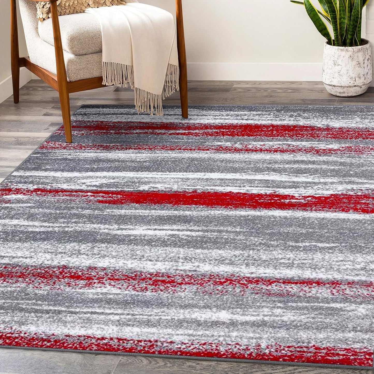 Tower Hill Abstract Blue 9X12 Area Rug