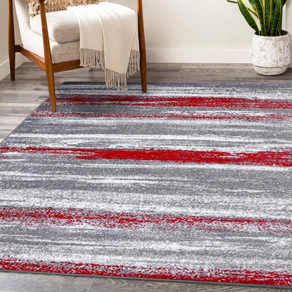 Tower Hill Abstract Blue 9X12 Area Rug