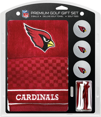 Premium NFL Gift Set: Embroidered Deluxe Towel, 3 Balls, 14 Tees (2-3/4" Reg.)